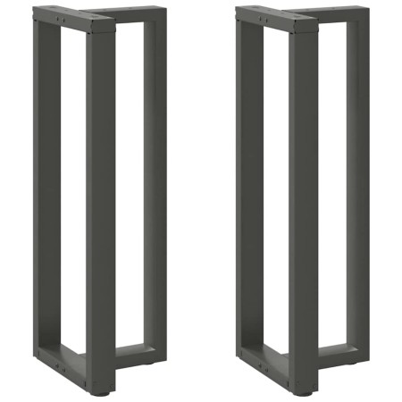Patas mesa bar forma T 2 uds acero antracita 50x35x(110-111)cm de , Patas para mesas - Ref: Foro24-4013102, Precio: 157,83 €,...