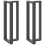 Patas mesa bar forma T 2 uds acero antracita 50x35x(110-111)cm de , Patas para mesas - Ref: Foro24-4013102, Precio: 157,83 €,...