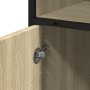 Armario de baño madera contrachapada roble Sonoma 35x37,5x100cm de , Muebles de baño - Ref: Foro24-849240, Precio: 65,78 €, D...