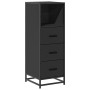 Armario de baño madera contrachapada negro 35x37,5x100 cm de , Muebles de baño - Ref: Foro24-849249, Precio: 93,74 €, Descuen...