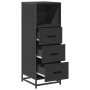 Armario de baño madera contrachapada negro 35x37,5x100 cm de , Muebles de baño - Ref: Foro24-849249, Precio: 93,74 €, Descuen...
