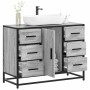 Armario lavabo baño madera ingeniería gris Sonoma 80x33x60 cm de , Muebles de baño - Ref: Foro24-849282, Precio: 127,17 €, De...