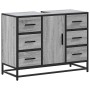 Armario lavabo baño madera ingeniería gris Sonoma 80x33x60 cm de , Muebles de baño - Ref: Foro24-849282, Precio: 127,17 €, De...