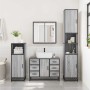 Armario lavabo baño madera ingeniería gris Sonoma 80x33x60 cm de , Muebles de baño - Ref: Foro24-849282, Precio: 127,17 €, De...