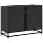 Armario de lavabo de baño madera ingeniería negro 80x33x60 cm de , Muebles de baño - Ref: Foro24-849289, Precio: 80,15 €, Des...