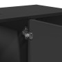 Armario de lavabo de baño madera ingeniería negro 80x33x60 cm de , Muebles de baño - Ref: Foro24-849289, Precio: 80,15 €, Des...