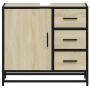 Armario de lavabo de baño madera roble Sonoma 65x33x60 cm de , Muebles de baño - Ref: Foro24-849275, Precio: 93,71 €, Descuen...