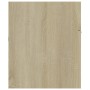 Armario para lavabo contrachapada color roble 100x38,5x46 cm de vidaXL, Muebles de baño - Ref: Foro24-804677, Precio: 48,57 €...