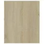 Armario para lavabo contrachapada color roble 100x38,5x46 cm de vidaXL, Muebles de baño - Ref: Foro24-804677, Precio: 47,98 €...