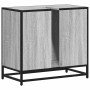 Mueble lavabo baño madera contrachapada sonoma gris 65x33x60 cm de , Muebles de baño - Ref: Foro24-849277, Precio: 96,59 €, D...