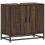 Mueble de lavabo madera de ingeniería roble marrón 65x33x60 cm de , Muebles de baño - Ref: Foro24-849268, Precio: 61,18 €, De...