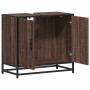 Mueble de lavabo madera de ingeniería roble marrón 65x33x60 cm de , Muebles de baño - Ref: Foro24-849268, Precio: 61,18 €, De...