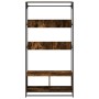 Armario de madera de ingeniería roble ahumado 90x50x180 cm de , Organizadores de vestidores y perchas de barra - Ref: Foro24-...