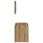 Mueble de baño con espejo de madera ingeniería roble artesanal de , Muebles de baño - Ref: Foro24-856378, Precio: 89,07 €, De...