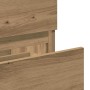 Mueble de baño con espejo de madera ingeniería roble artesanal de , Muebles de baño - Ref: Foro24-856378, Precio: 89,07 €, De...