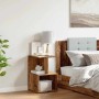 Mesita de noche madera contrachapada madera vieja 35x35x55 cm de , Mesitas de noche - Ref: Foro24-856530, Precio: 34,75 €, De...