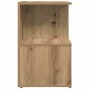 Mesita de noche madera de ingeniería roble artisian 35x35x55 cm de , Mesitas de noche - Ref: Foro24-856532, Precio: 38,10 €, ...