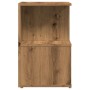 Mesita de noche madera de ingeniería roble artisian 35x35x55 cm de , Mesitas de noche - Ref: Foro24-856532, Precio: 38,10 €, ...