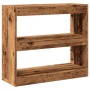 Estantería/divisor de espacios madera antigua 80x30x72 cm de , Librerías y estanterías - Ref: Foro24-856814, Precio: 58,09 €,...