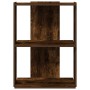 Librería 3 estantes madera ingeniería roble ahumado 60x30x80 cm de , Librerías y estanterías - Ref: Foro24-860260, Precio: 41...
