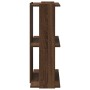 Librería 3 estantes madera ingeniería marrón roble 60x30x80 cm de , Librerías y estanterías - Ref: Foro24-860262, Precio: 44,...