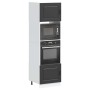 Armarios para horno 2 uds Lucca negra madera de ingeniería de , Armarios de cocina - Ref: Foro24-3315032, Precio: 234,85 €, D...