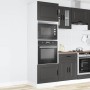 Armarios para horno 2 uds Lucca negra madera de ingeniería de , Armarios de cocina - Ref: Foro24-3315032, Precio: 234,85 €, D...