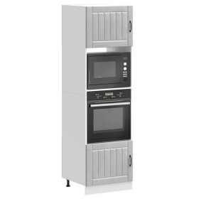 Armarios para horno 2uds Kalmar gris hormigón madera ingeniería de , Armarios de cocina - Ref: Foro24-3315045, Precio: 197,63...