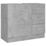 Armario para lavabo contrachapada gris hormigón 63x30x54 cm de vidaXL, Muebles de baño - Ref: Foro24-804188, Precio: 69,88 €,...