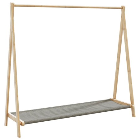 Perchero con estantes bambú 106x34x102 cm de , Organizadores de vestidores y perchas de barra - Ref: Foro24-4008906, Precio: ...