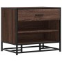 Banco zapatero madera de ingeniería roble marrón 60x40x53,5 cm de , Bancos para recibidores y almacenamiento - Ref: Foro24-84...