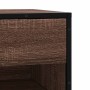 Banco zapatero madera de ingeniería roble marrón 60x40x53,5 cm de , Bancos para recibidores y almacenamiento - Ref: Foro24-84...
