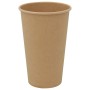 Tazas de café de papel 1000 uds 16oz 400ml marrón de , Vasos desechables - Ref: Foro24-4102797, Precio: 91,68 €, Descuento: %