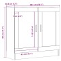 Armario libros madera ingeniería roble artisan 82,5x30,5x80 cm de , Librerías y estanterías - Ref: Foro24-856147, Precio: 70,...