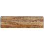 Mesa consola madera maciza mango rugosa y hierro 110x30x75 cm de , Mesas auxiliares - Ref: Foro24-376066, Precio: 163,01 €, D...