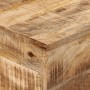 Mesa consola madera maciza mango rugosa y hierro 110x30x75 cm de , Mesas auxiliares - Ref: Foro24-376066, Precio: 163,01 €, D...