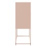 Aparador de acero rosa 68,5x38,5x107 cm de , Aparadores - Ref: Foro24-846507, Precio: 81,52 €, Descuento: %