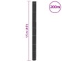 Membrana para malezas PP negra 1,5x200 m de , Mallas antihierbas - Ref: Foro24-4005156, Precio: 115,11 €, Descuento: %