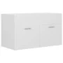 Armario para lavabo madera contrachapada blanco 80x38,5x46 cm de vidaXL, Muebles de baño - Ref: Foro24-804656, Precio: 42,74 ...