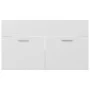 Armario para lavabo madera contrachapada blanco 80x38,5x46 cm de vidaXL, Muebles de baño - Ref: Foro24-804656, Precio: 42,74 ...