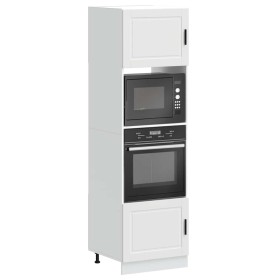 Armarios para horno 2 uds Porto blanco madera de ingeniería de , Armarios de cocina - Ref: Foro24-3315051, Precio: 275,40 €, ...