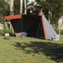 Tienda familiar tipi para 6 personas impermeable gris naranja de , Tiendas de campaña - Ref: Foro24-4009447, Precio: 210,03 €...