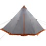 Tienda familiar tipi para 6 personas impermeable gris naranja de , Tiendas de campaña - Ref: Foro24-4009447, Precio: 210,03 €...