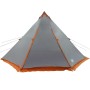 Tienda familiar tipi para 6 personas impermeable gris naranja de , Tiendas de campaña - Ref: Foro24-4009447, Precio: 210,03 €...