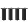 Patas para mesa de centro 4 uds acero negro 30-32 cm de , Patas para mesas - Ref: Foro24-4012460, Precio: 64,35 €, Descuento: %