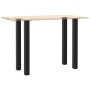 Patas para mesa de centro 4 uds acero negro 100-102 cm de , Patas para mesas - Ref: Foro24-4012476, Precio: 107,02 €, Descuen...