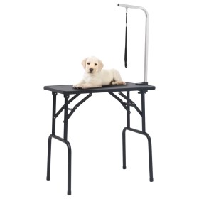 Mesa de aseo para perros ajustable con 1 lazo de vidaXL, Productos de higiene para mascotas - Ref: Foro24-171066, Precio: 86,...
