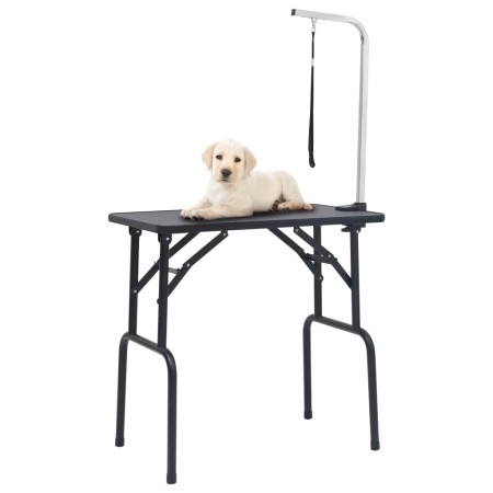 Mesa de aseo para perros ajustable con 1 lazo de vidaXL, Productos de higiene para mascotas - Ref: Foro24-171066, Precio: 86,...