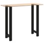 Patas de mesa de centro acero negro 2 uds 40x(110-111) cm de , Patas para mesas - Ref: Foro24-4013348, Precio: 130,45 €, Desc...
