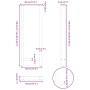 Patas de mesa de centro acero negro 2 uds 40x(110-111) cm de , Patas para mesas - Ref: Foro24-4013348, Precio: 130,45 €, Desc...